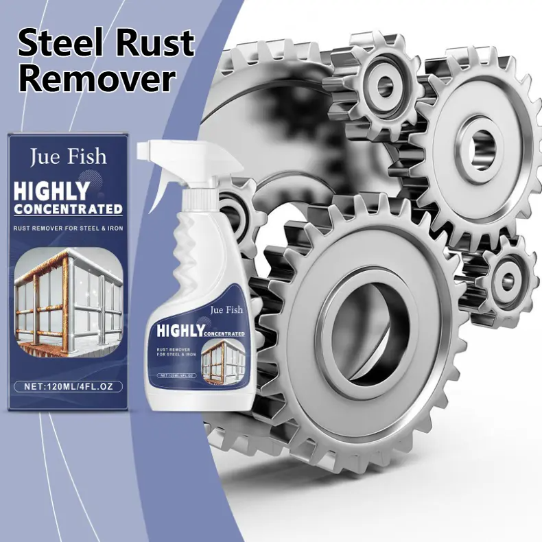 Multi-functional rust remover, stainless steel cleaner, rust remover(120ml Each)